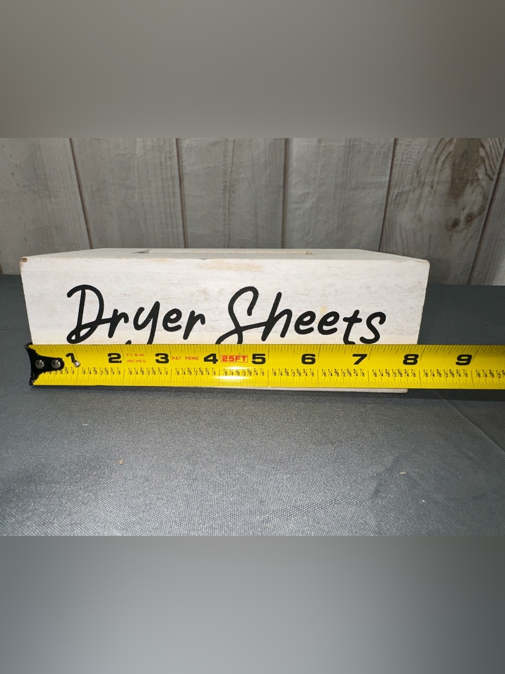 Dryer Sheet Wooden Box Storage - Picture 5 of 8